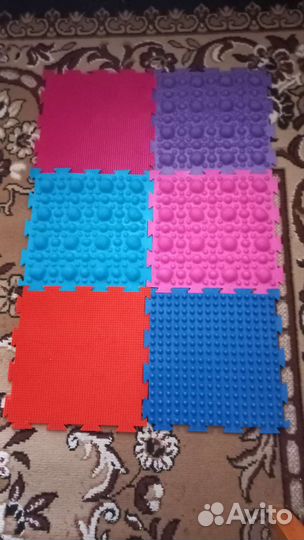 Детские ортопедические коврики пазлы