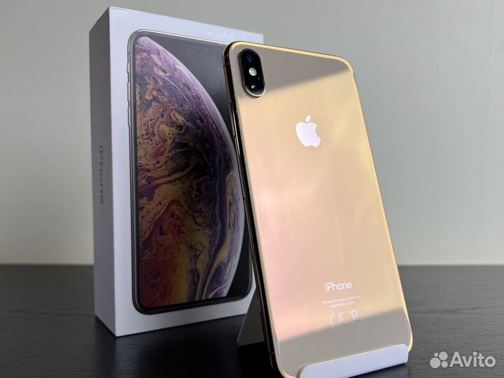 Отличный iPhone XS Max 64Gb / Золотой