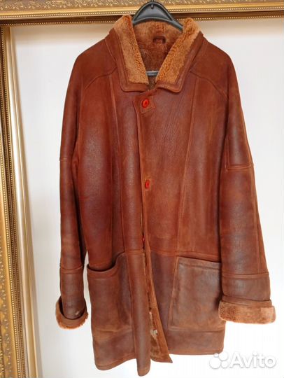 Дубленка натуральная мужская 48 50 размер