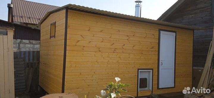 Каркасная баня под ключ 6м*2.4м