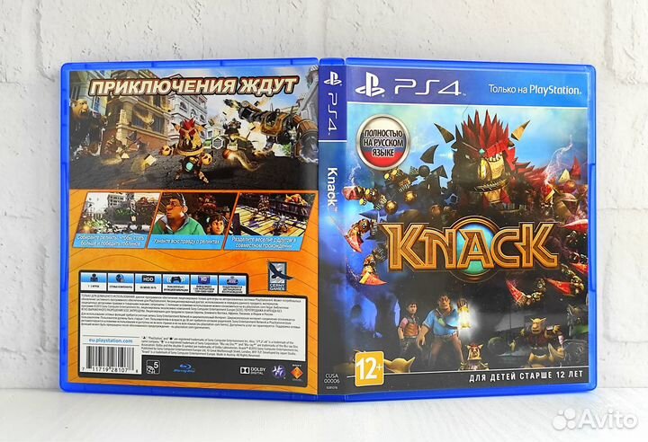 Knack Полностью на русском Видеоигра на диске PS4