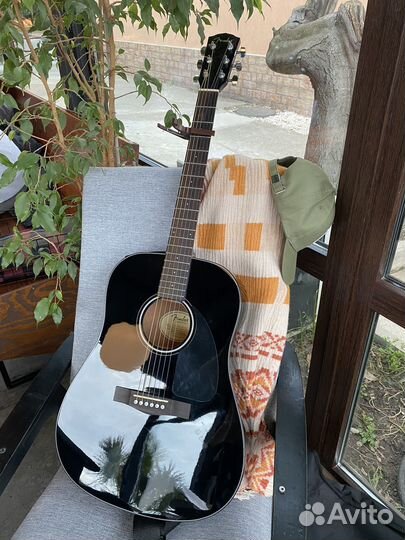 Акустическая гитара fender cd 60 bk ds v2