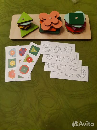 Развивашка головоломка Собери узор 3+