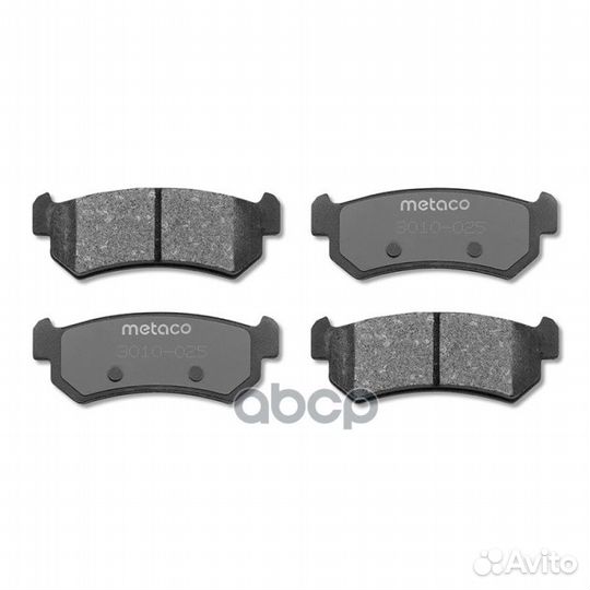 Колодки тормозные задние дисковые к-кт '3010-02