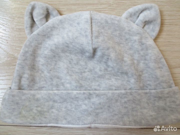 Шапка флисовая на хлопк.подкладке, р.46-48