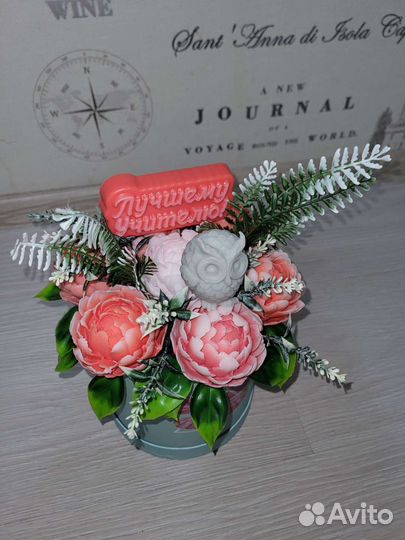 Букет цветов из мыла. Мыло ручной работы