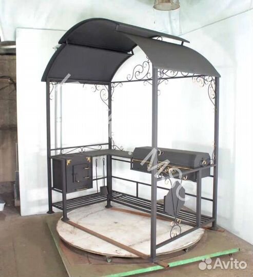 Мангал с печью