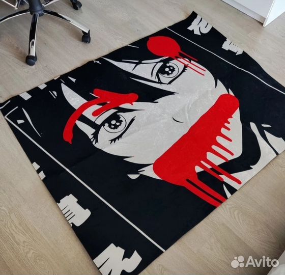 Ковёр для компьютерного кресла с аниме девочкой