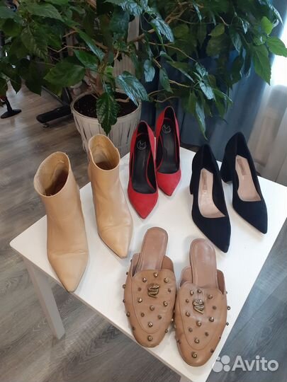 Ботильоны натуральная кожа, uterque 39 р