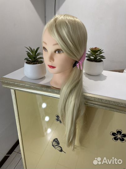 Голова манекен с волосами