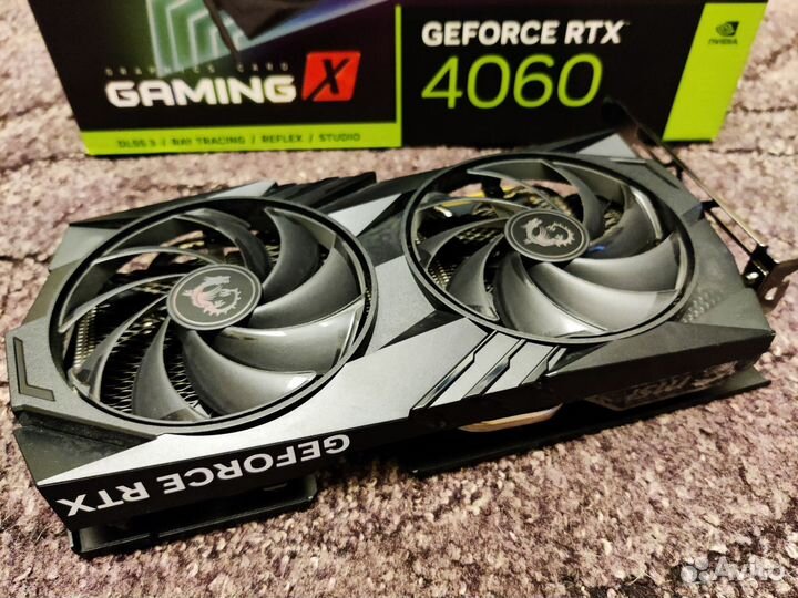 Msi RTX 4060 Gaming X на гарантии Ситилинк