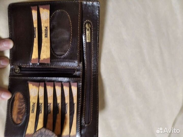 Кожаное портмоне