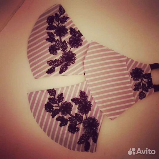 Маски хлопчатобумажные многоразовые