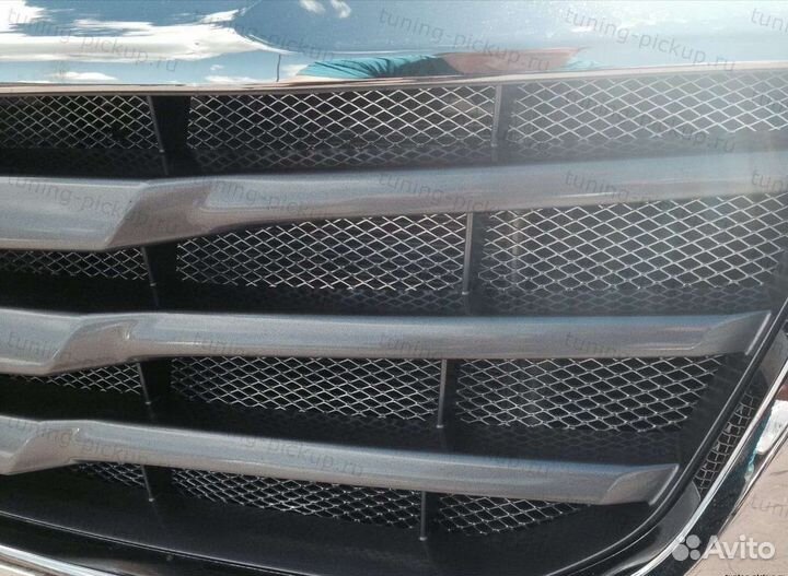 Защитная сетка в бампер. Есть установка