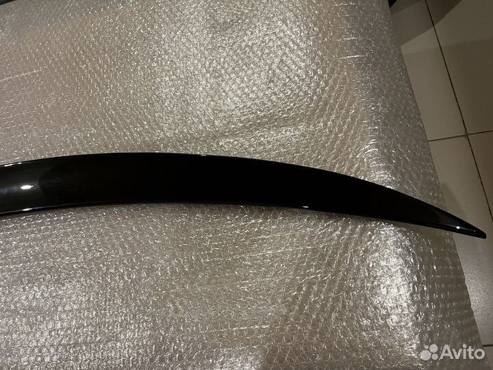 Спойлер багажника широкий Mercedes W213 глянец