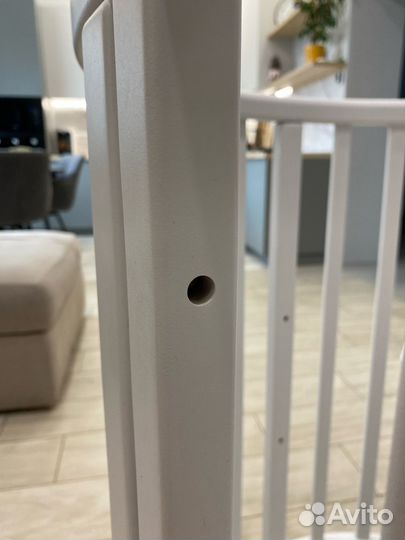 Круглая/овальная кроватка (новая)