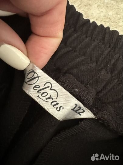 Брюки школьные на резинке 128девочки