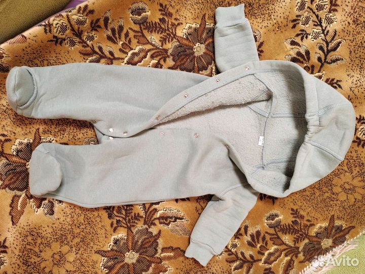 Комбинезон для малыша на флисе 62 размер
