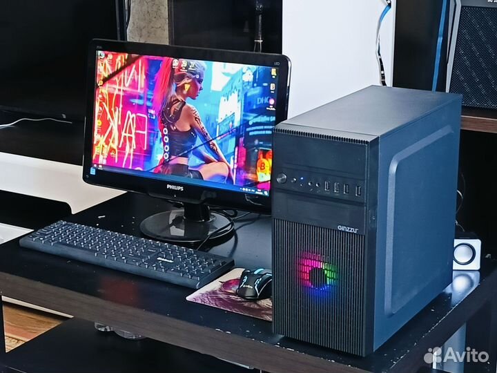 Игровой комп 10 ядер/16g/RX 470 4GB/SSD+HDD/20