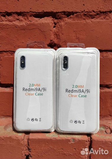 Плотный силикон Для Xiaomi Redmi 9A/ 9С (2мм)