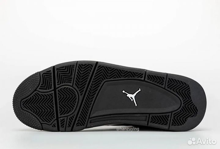 Nike air jordan 4 black cat 41-45 мужские