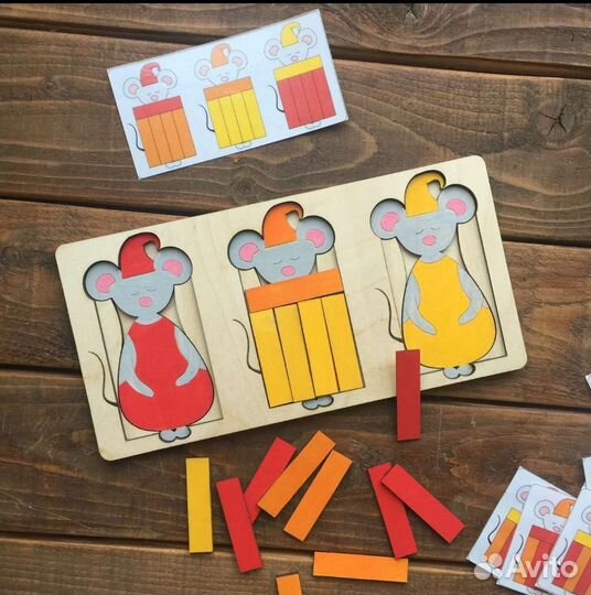 Развивающая игра Мышата спят