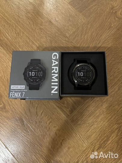 Garmin Fenix 7 Sapphire Solar Carbon Gray