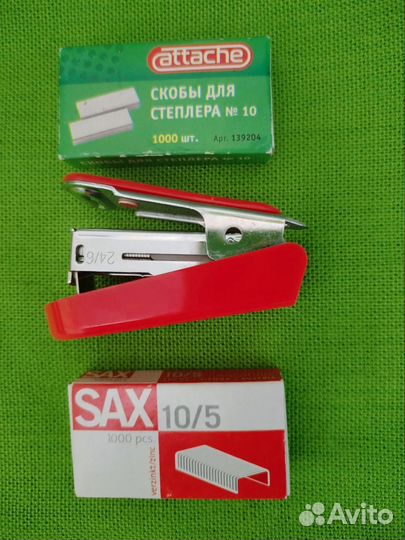 Степлер и скобы для него