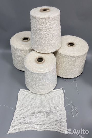 Пряжа Букле с мохером Ganzo