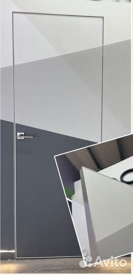 Межкомнатные двери под покраску скрытого монтажа