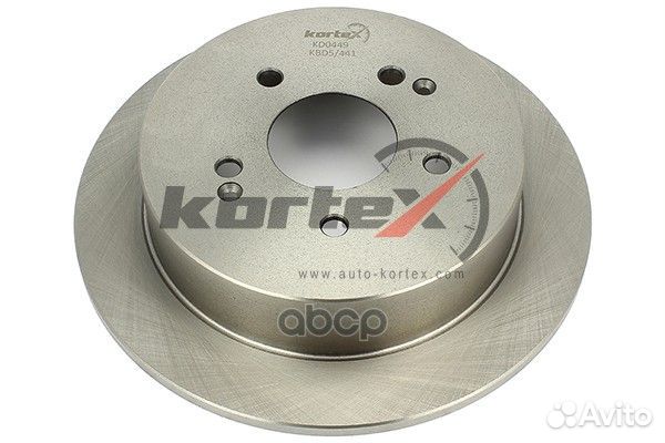 Диск торм. ssangyong actyon 12- зад.(d284mm)(4WD)