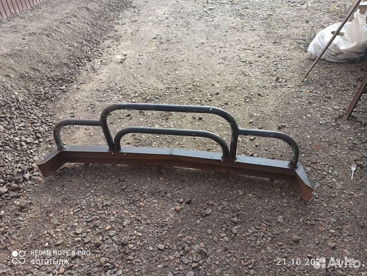 Силовой бампер на ниву, передний