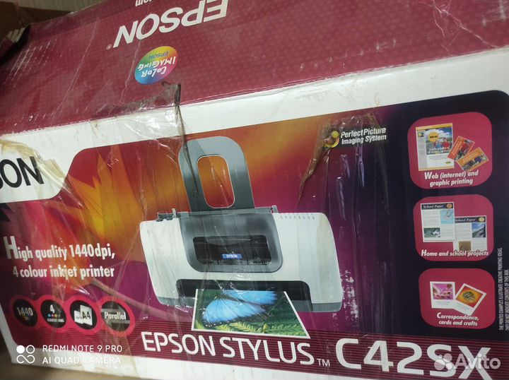Принтер струйный цветной epson stylus C42SX и ч/б