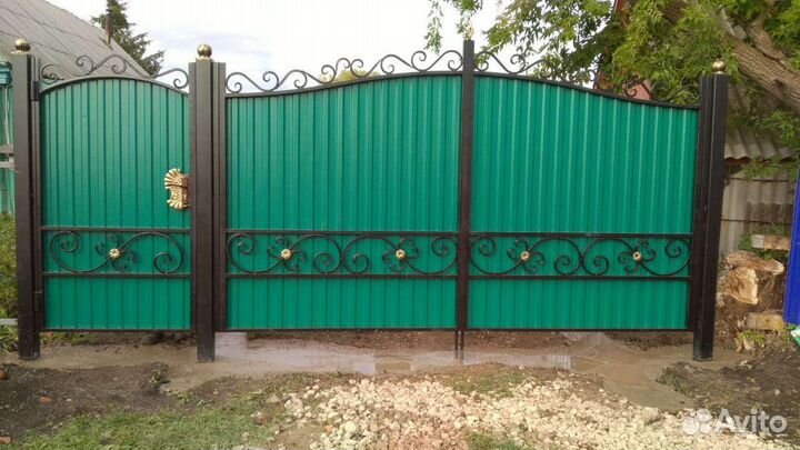 Ворота кованые