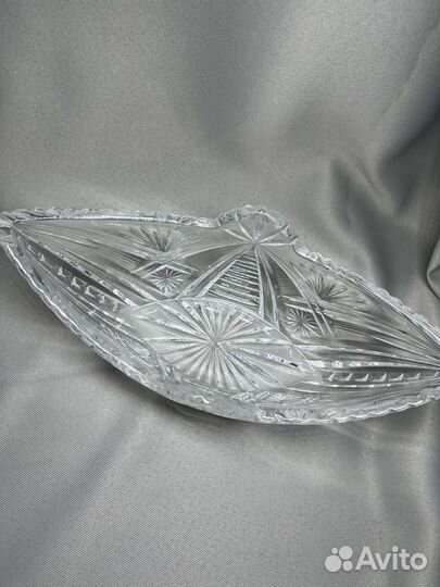 Хрустальная салатница СССР