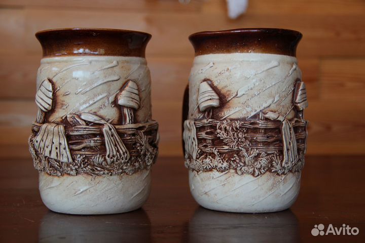 Пивная кружка 1 литр, Славянская керамика