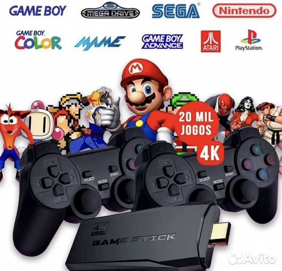 Игровая приставка Game stick 64gb