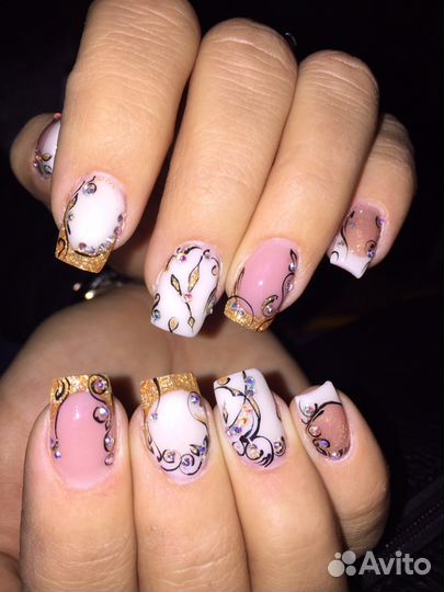 Наращивание, укрепление, коррекция ногтей