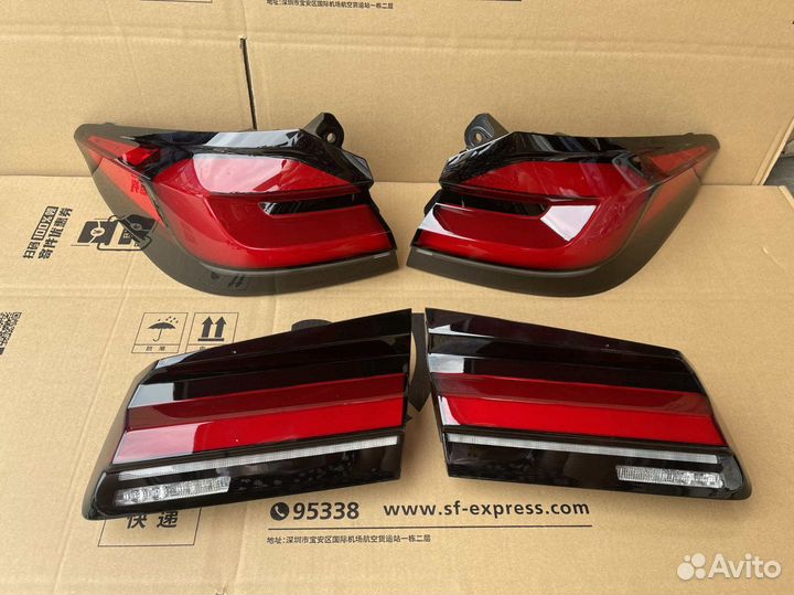 Задние фонари на bmw g30 рейсталинг