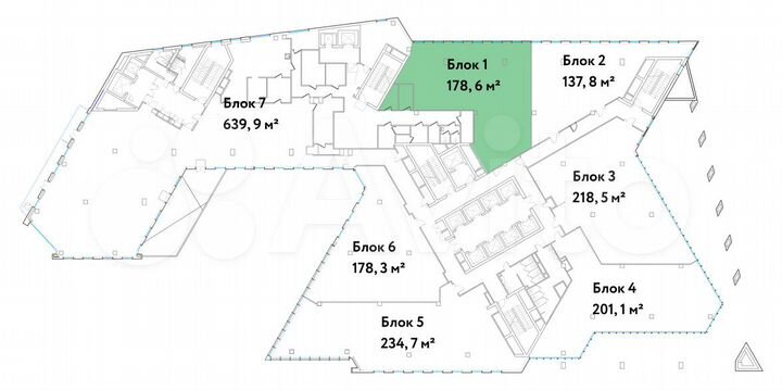 Аренда офиса 191 м². Арендные каникулы 5 месяцев