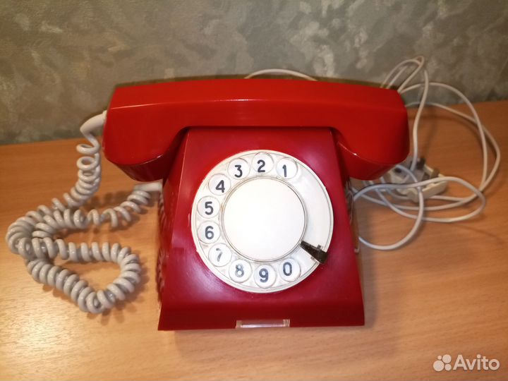 Ретро телефон СССР дисковый