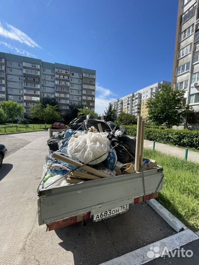 Вывоз мусора на пикапе