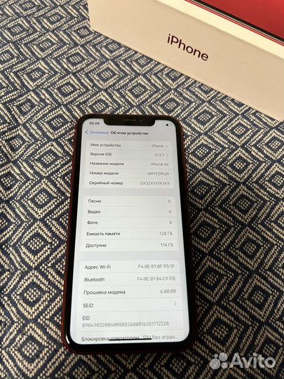 iPhone Xr, 128 ГБ