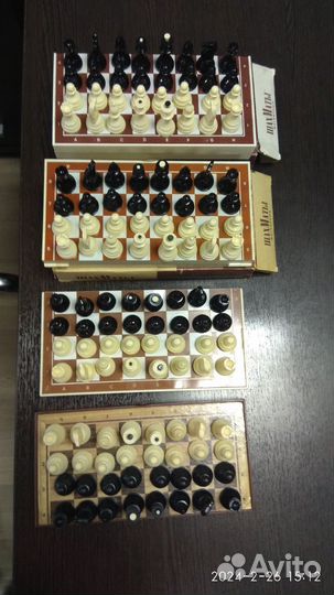 Шахматы СССР магнитные