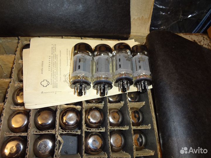 Радиолампы 6П3С-Е Подобранная четверка