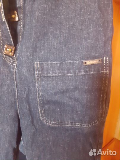 Джинсовый комбинезон для девочки