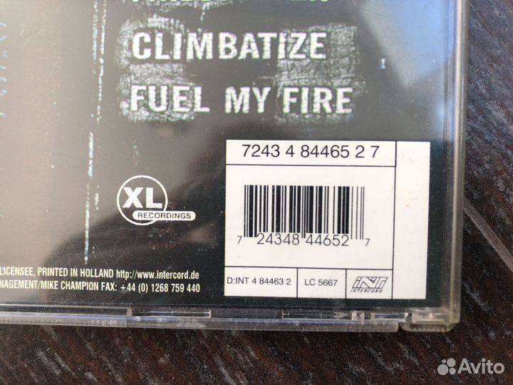 Cd диск фирменный The Prodigy the fat of the land