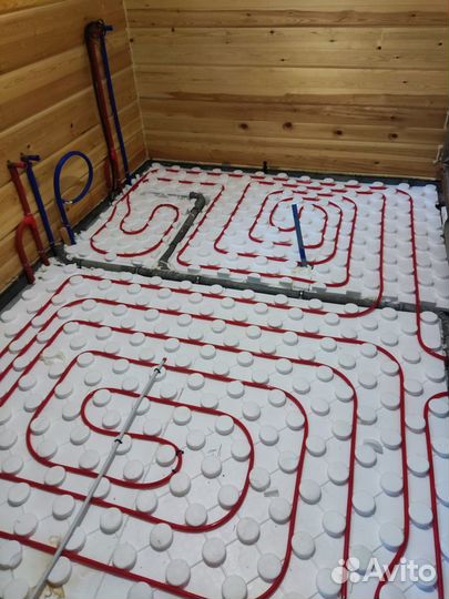 Теплый пол под ключ в частном доме