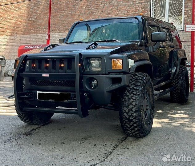 Кенгурятник tank 500 hummer h3