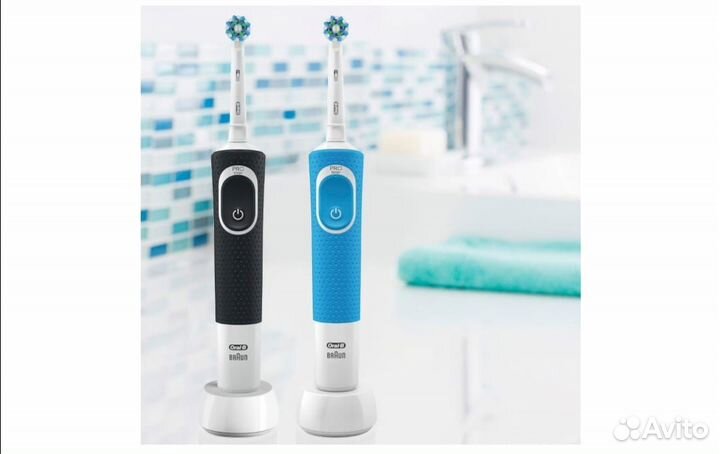 Электрическая зубная щетка Oral-B 1+1